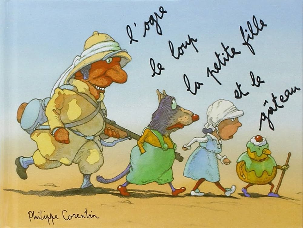 L'Ogre, Le Loup, La Petite Fille Et Le Gâteau