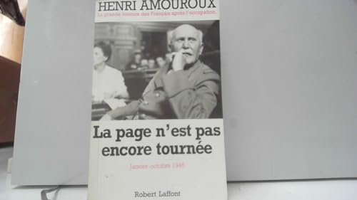 La Page n'est pas encore tournée