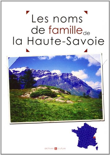 Les Noms de famille de la Haute-Savoie